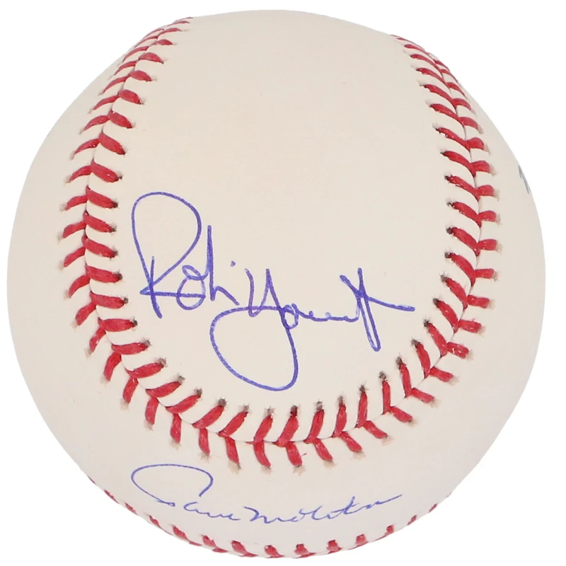 Paul Molitor and Robin Yount Milwaukee Brewers Dual-Signed Baseball