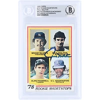 Paul Molitor Milwaukee Brewers Autographed 1978 Topps '78 Rookie Shortstops #707 Beckett Fanatics Witnessed Authenticated Rookie Card