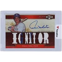 Paul Molitor Milwaukee Brewers Autographed 2011 Topps Triple Threads Game Used Relic #TTAR-170 #1/18 Card