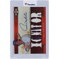 Paul Molitor Milwaukee Brewers Autographed 2011 Topps Triple Threads Game Used Relic #TTAR-170 #1/18 Card
