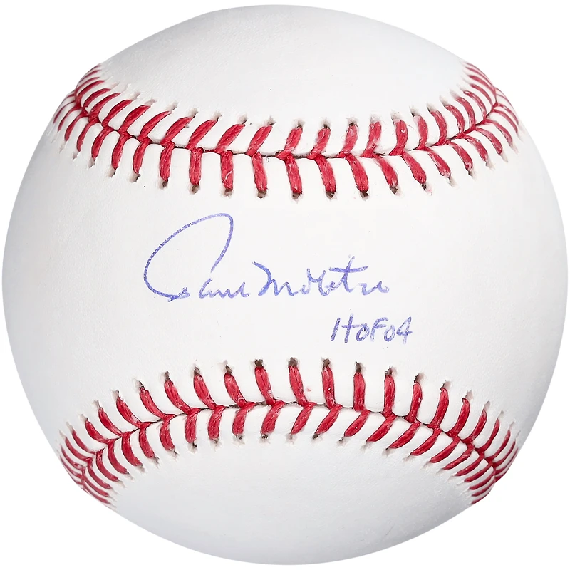 Paul Molitor Milwaukee Brewers Autographed Baseball with "HOF 04" Inscription