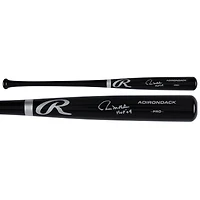 Batte de baseball Rawlings Pro noire autographiée par Paul Molitor des Milwaukee Brewers avec inscription « HOF 04 »