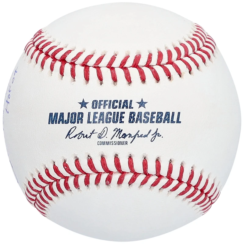 Paul Molitor Milwaukee Brewers Autographed Hall of Fame Logo Baseball with "HOF 04" Inscription