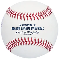 Paul Molitor Milwaukee Brewers Autographed Hall of Fame Logo Baseball with "HOF 04" Inscription