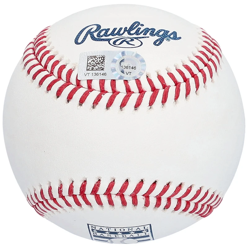 Paul Molitor Milwaukee Brewers Autographed Hall of Fame Logo Baseball with "HOF 04" Inscription