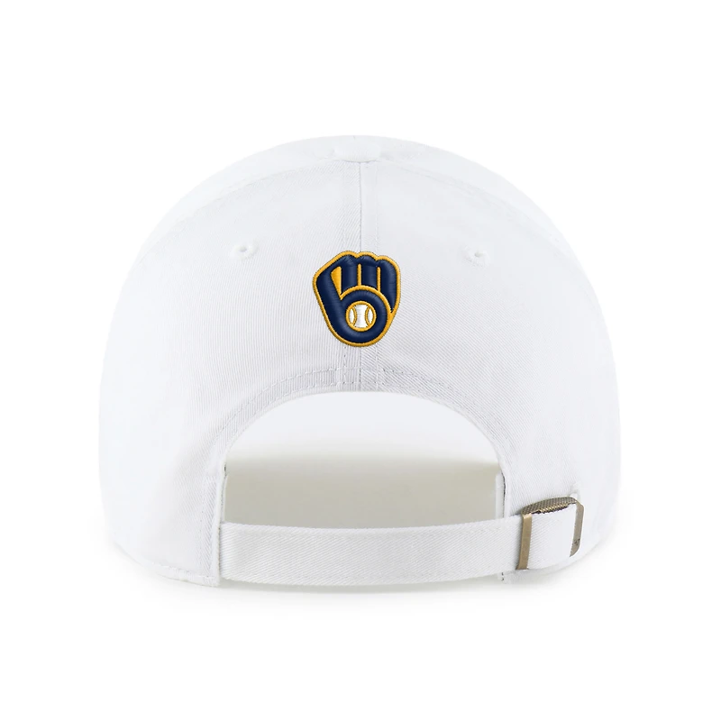 Preschool '47  White Milwaukee Brewers Ice Cream Helmet Clean Up Adjustable Hat