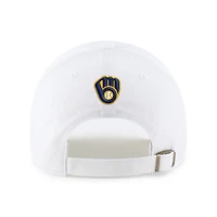 Preschool '47  White Milwaukee Brewers Ice Cream Helmet Clean Up Adjustable Hat
