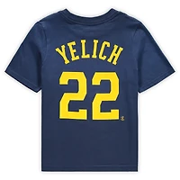 Preschool Nike Christian Yelich Navy Milwaukee Brewers Player Name & Number - T-Shirt