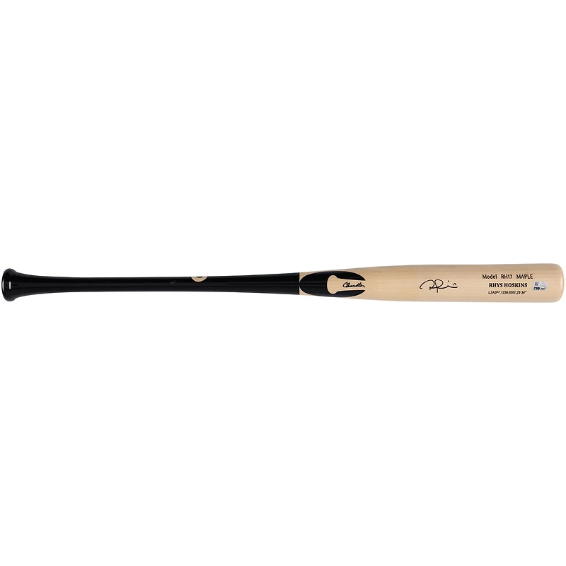 Rhys Hoskins Milwaukee Brewers Autographed Chandler Game Model Bat