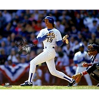 Robin Yount Milwaukee Brewers Autographed 16" x 20" Horizontal Swing Photograph with "HOF 99" Inscription