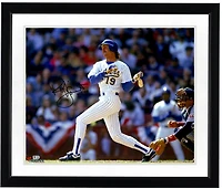 Robin Yount Milwaukee Brewers Autographed 16" x 20" Horizontal Swing Photograph with "HOF 99" Inscription