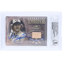 Robin Yount Milwaukee Brewers Autographed 2001 Donruss Classics Legendary Lumberjacks GU Relic #LL-32 Beckett Fanatics Witnessed Authenticated Card