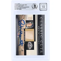 Carte autographiée de Robin Yount (Milwaukee Brewers) de la série Fleer Classic Cuts GU Relic 2002 #RY-B, authentifiée par Beckett Fanatics Witnessed (n° 10).