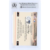 Robin Yount Milwaukee Brewers Autographed 2002 Fleer Classic Cuts GU Relic #RY-B Beckett Fanatics Witnessed Authenticated 10 Card