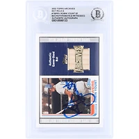 Carte authentifiée par Robin Yount (Milwaukee Brewers), réimpression GU Relic 2002, n° 435, signée par Beckett Fanatics Witnessed.