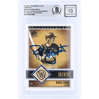 Carte autographiée de Robin Yount (Milwaukee Brewers), 2002 Upper Deck SP Legendary Cuts GU Relic #B-RYO