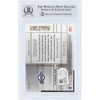 Carte Robin Yount des Brewers de Milwaukee, autographiée, collection Donruss Elite 2003 « Meilleur joueur de tous les temps », relique GU n° AT-20, authentifiée par Beckett Fanatics Witnessed.