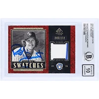 Robin Yount Milwaukee Brewers Autographed 2003 Upper Deck SP Legendary Cuts Historic Swatches GU Relic #J-RY #/350 Beckett Fanatics Witnessed Authenticated 10 Card