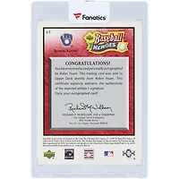 Robin Yount Milwaukee Brewers Autographed 2005 Upper Deck Baseball Heroes Red #65 #48/49 Card