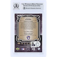 Robin Yount Milwaukee Brewers Autographed 2007 Upper Deck SP Legendary Cuts Masterful Materials GU Relic #MM-RY Beckett Fanatics Witnessed Authenticated 10 Card