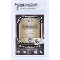 Robin Yount Milwaukee Brewers Autographed 2007 Upper Deck SP Legendary Cuts Masterful Materials GU Relic #MM-RY Beckett Fanatics Witnessed Authenticated Card