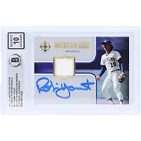 Robin Yount Milwaukee Brewers Autographed 2007 Upper Deck Ultimate Collection Ultimate Star Materials GU Relic #SM-RY Beckett Fanatics Witnessed Authenticated 10 Card