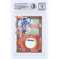 Carte autographiée de Robin Yount (Milwaukee Brewers) Topps Allen & Ginter Dual-Color Relic 2022 #AGRA-RY