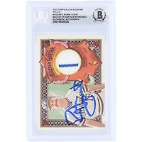 Carte authentifiée par Robin Yount (Milwaukee Brewers) – Topps Allen & Ginter Dual-Color Relic 2022 #AGRA-RY – authentifiée par Beckett Fanatics Witnessed