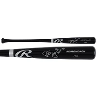 Batte de baseball Rawlings Pro noire autographiée par Robin Yount des Milwaukee Brewers avec inscription « HOF 99 »