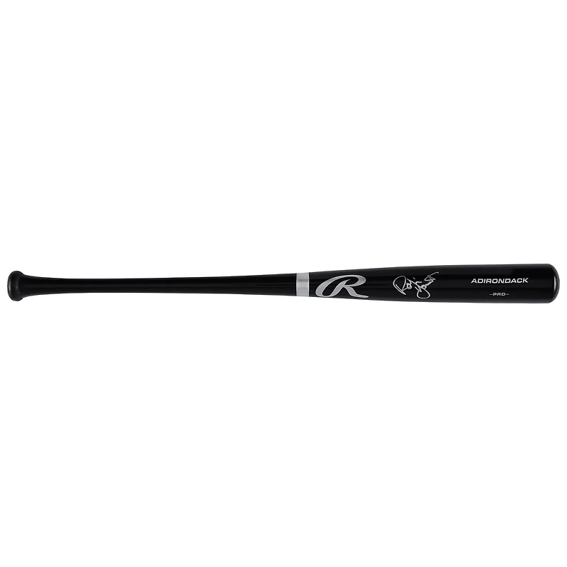 Robin Yount Milwaukee Brewers Autographed Black Rawlings Pro Bat