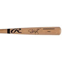 Batte de baseball professionnelle Rawlings Blonde autographiée par Robin Yount des Milwaukee Brewers