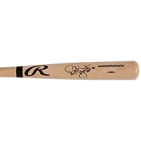 Robin Yount Milwaukee Brewers Autographed Blonde Rawlings Pro Bat with "HOF 99" Inscription 
