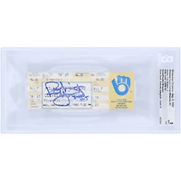 Robin Yount Milwaukee Brewers Autographed Career Hit 3,000 Beckett Fanatics Witnessed Authenticated 9/ Ticket from September 9
