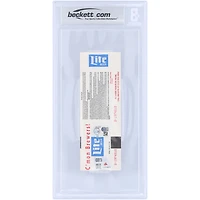 Billet authentifié par Robin Yount des Milwaukee Brewers, daté du 9 septembre 1992, avec inscription « 3000 Hit » et signé par Beckett Fanatics Witness.