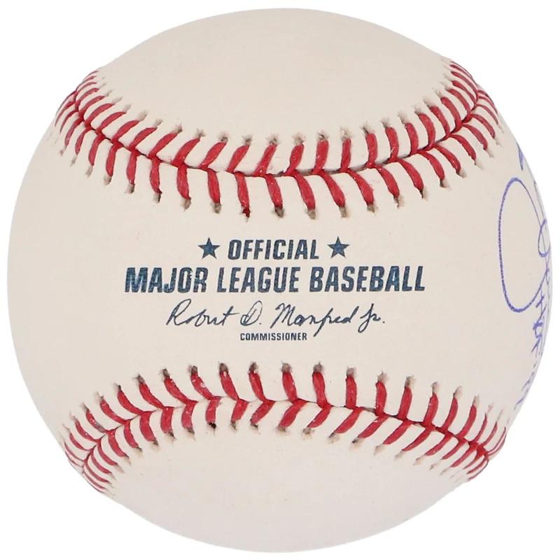 Robin Yount Milwaukee Brewers Autographed Hall of Fame Logo Baseball with "HOF 99" Inscription