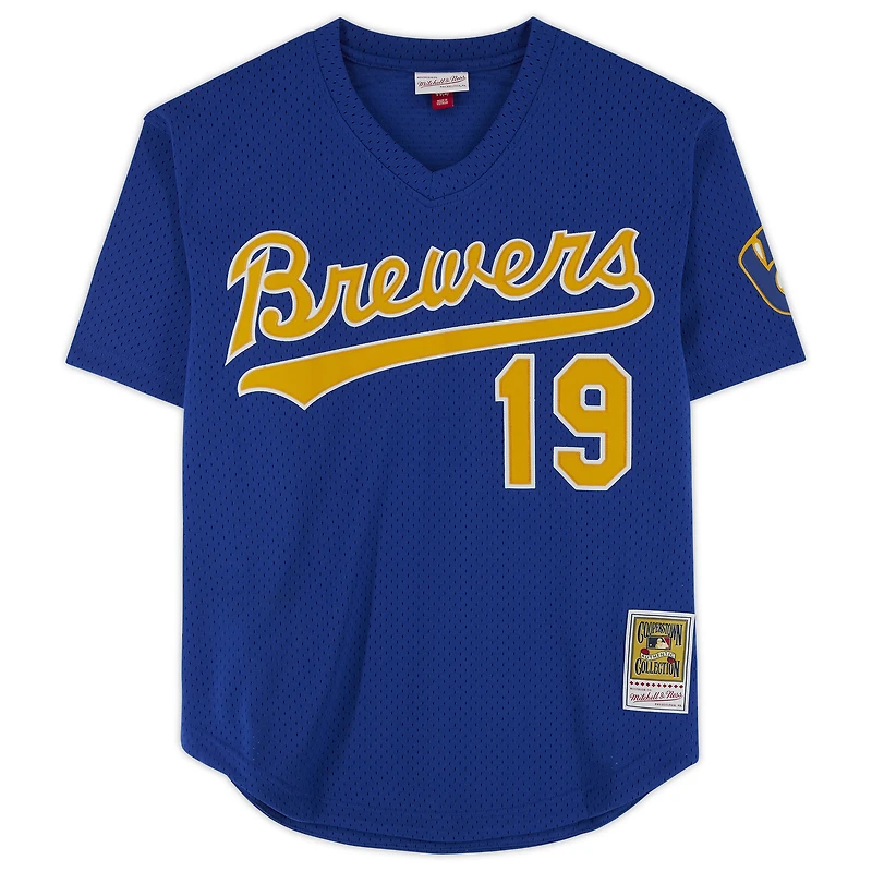 Robin Yount Milwaukee Brewers Autographed Mitchell & Ness Replica Jersey