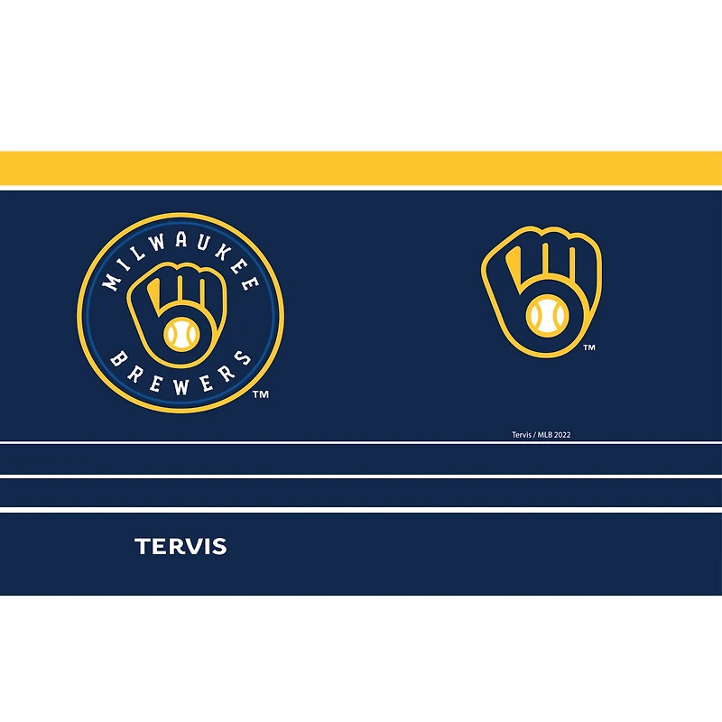 Tervis Milwaukee Brewers 20oz. MVP DuraPrint™️ Stainless Steel Travel Tumbler