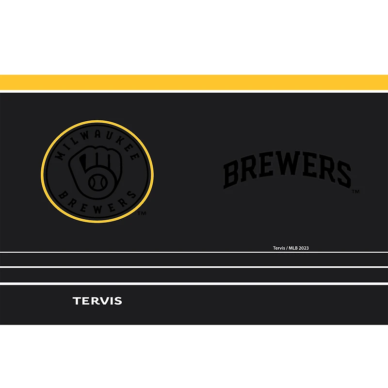 Tervis Milwaukee Brewers 30oz. Night Game Tumbler with Straw