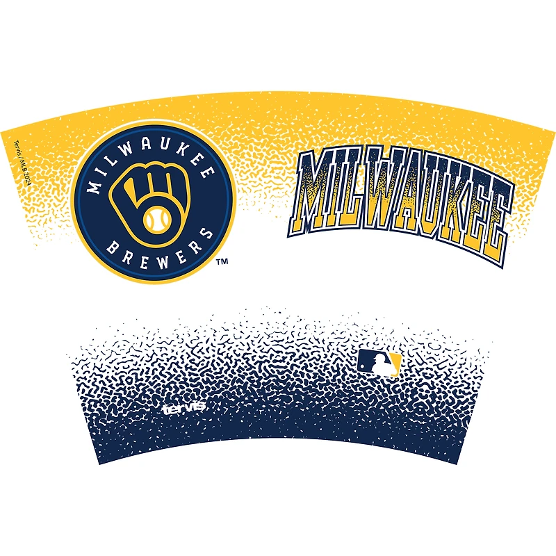 Gobelet classique Tervis Milwaukee Brewers Defend de 24 oz avec couvercle à paille