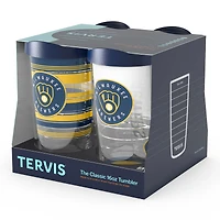 Tervis Milwaukee Brewers paquet de quatre 16oz. Ensemble de gobelets classiques