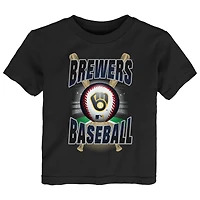 T-shirt noir Milwaukee Brewers Special Event pour tout-petits