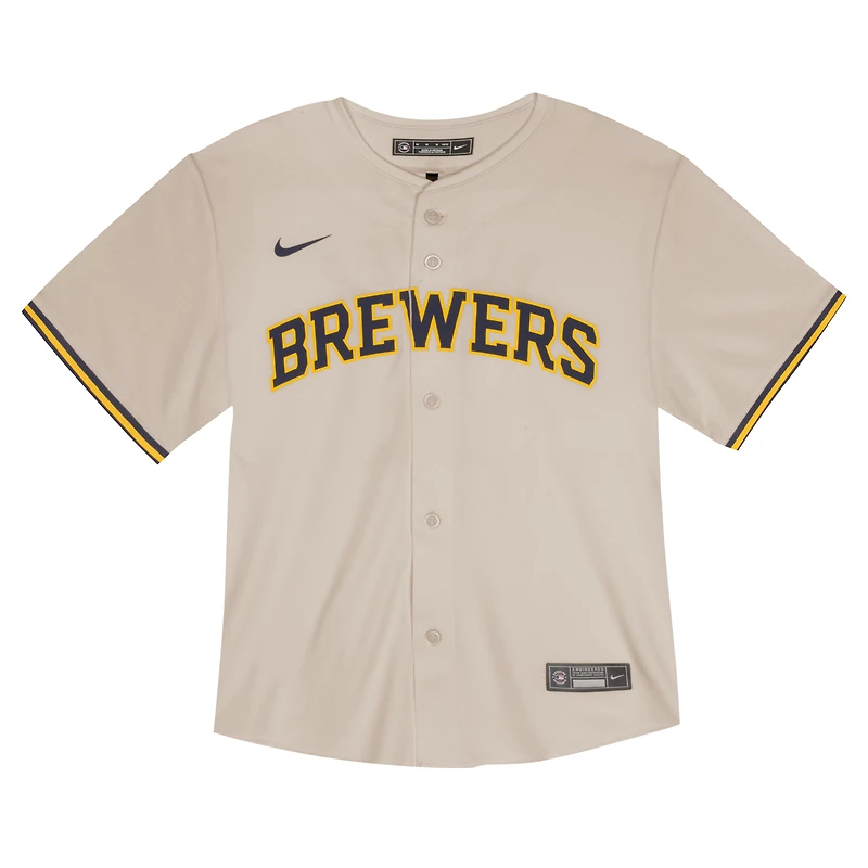 Maillot de match à domicile Nike Christian Yelich pour tout-petit des Milwaukee Brewers