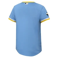 Maillot d'équipe réplique Nike Milwaukee Brewers City Connect Replica bleu poudré pour tout-petit