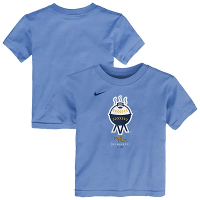 T-shirt Nike bleu poudré City Connect pour tout-petit des Milwaukee Brewers