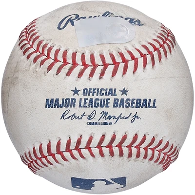 Balle de baseball utilisée par Tyler Black (Milwaukee Brewers) lors du match contre les Washington Nationals le 1er mai 2026 - Double avec point produit