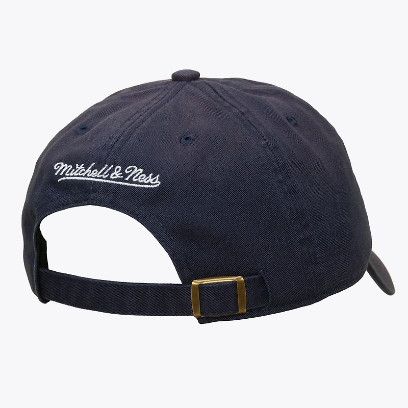 Casquette unisexe Mitchell & Ness bleu marine Milwaukee Brewers 1904 Soft Wash ajustable