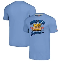 Unisex MLB x Guy Fieri’s Flavortown  Light Blue Milwaukee Brewers Tri-Blend T-Shirt