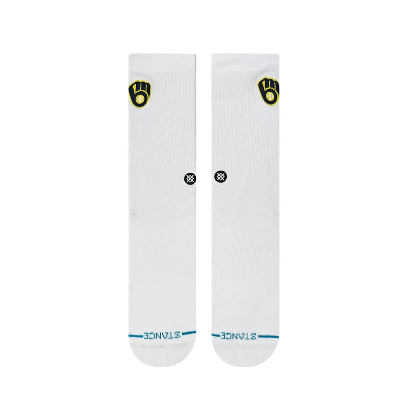 Unisex Stance Milwaukee Brewers Crested Knit Crew Socks