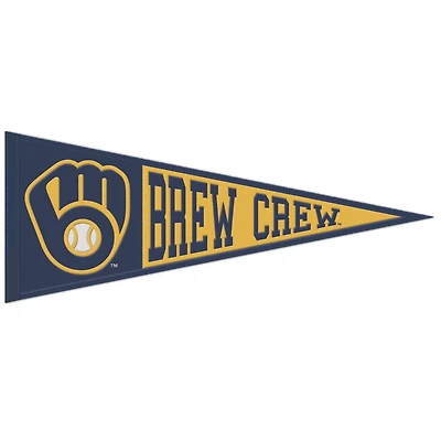 Fanion à slogan WinCraft Milwaukee Brewers 13" x 32"