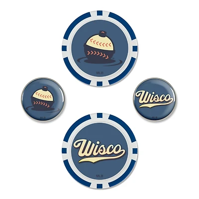 WinCraft Milwaukee Brewers 2026 City Connect 4-Piece Ball Marker Set